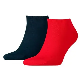 Tommy Hilfiger Tommy Hilfiger Strømper 2P Men Sneaker Sock Blå/Rød Str 39/42 Herre