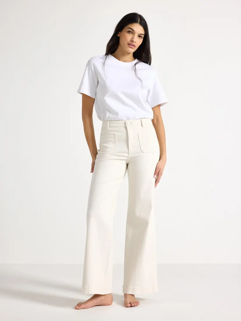 Lindex WIDE Paula jeans med høy midje