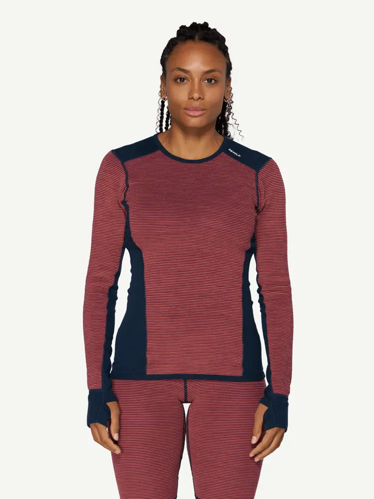 Devold Devold - Reverso Merino Ulltrøye Dame - Large - Rød