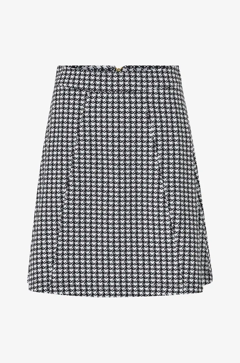 Jumperfabriken Skjørt Madeleine Dogtooth Skirt - Svart