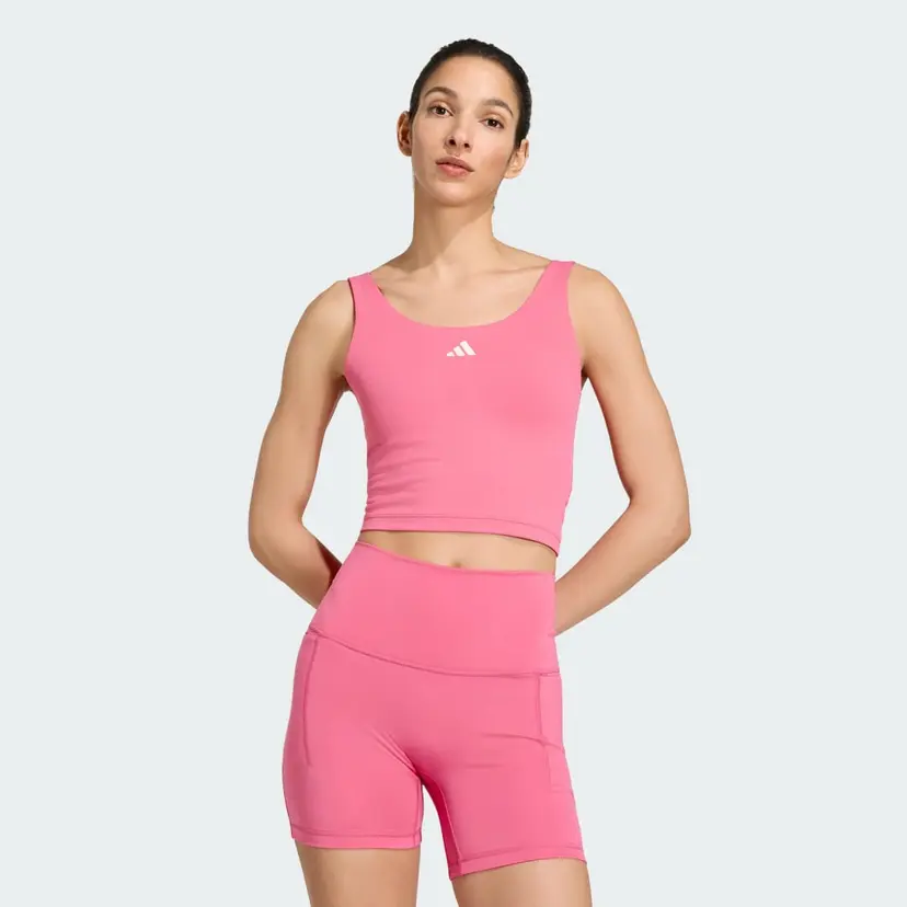 Adidas 3 Stripes Studio All Me Light Support Tanktopp