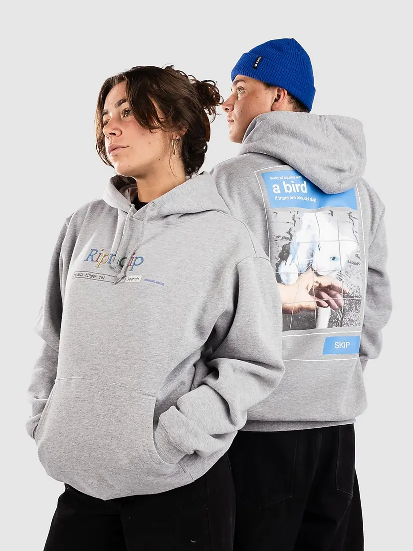 Ripndip RIPNDIP A Bird Hettegenser grå