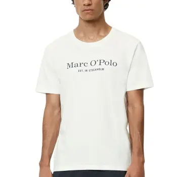 Marc O'Polo Marc O Polo Logo Top Hvit bomull XX-Large Dame