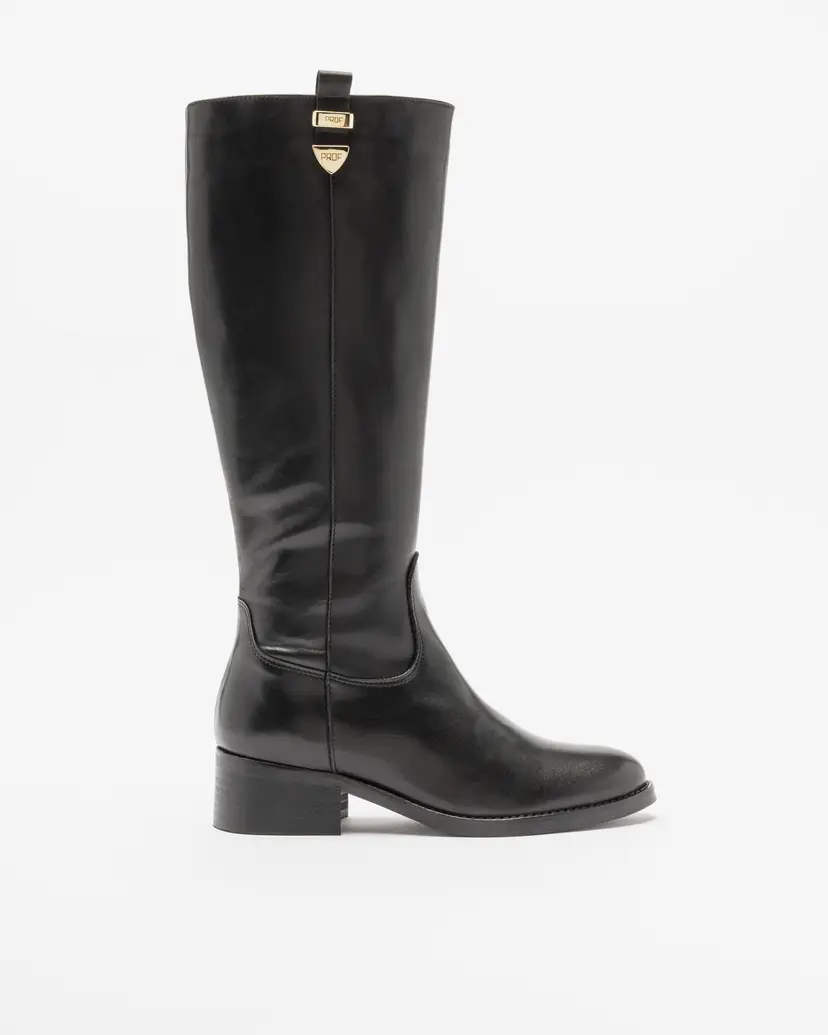 PROF PROF P2589 Black Knee high boots