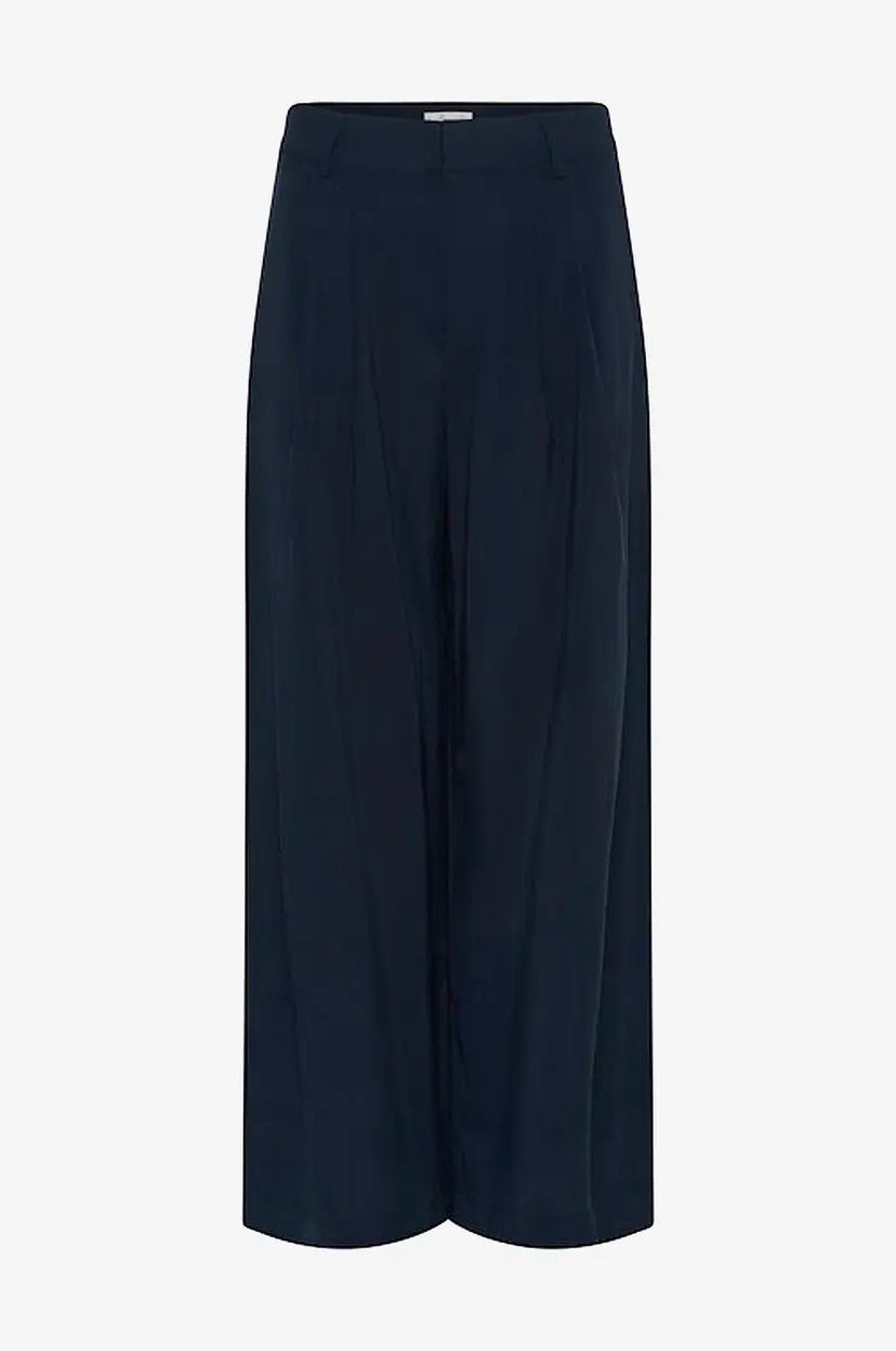 My Essential Wardrobe Bukser mwMindy High Wide Pant - Blå