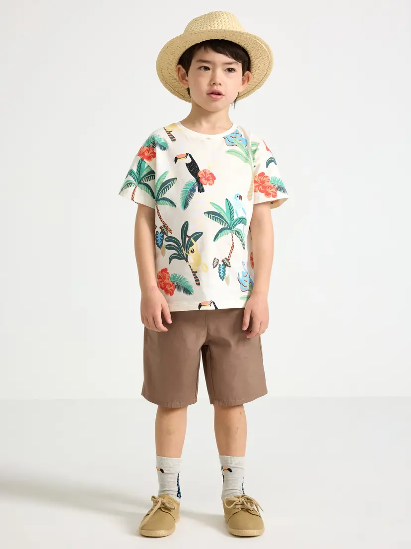 Lindex Shorts i bomullspoplin