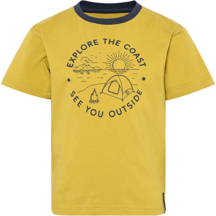 Didriksons Didriksons Mynta Kids T-Shirt 4 Yellow Pollen