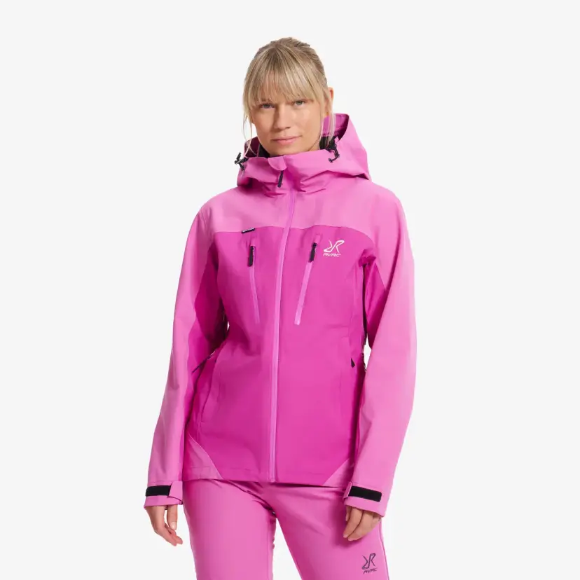RevolutionRace Silence Proshell 3L Jacket Dame Phlox Pink