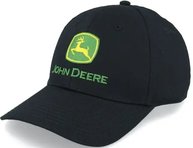 John Deere John Deere Logo Nrlad Cap Black