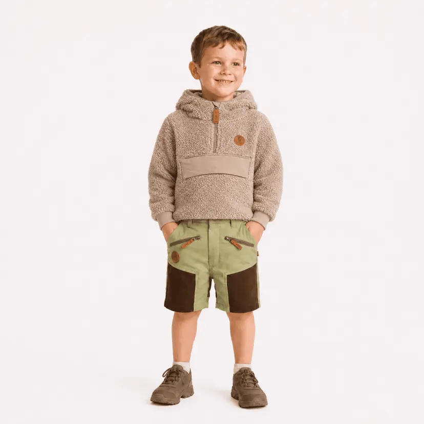 Bruse Bruse softshell shorts, Basstuvåga, Tea