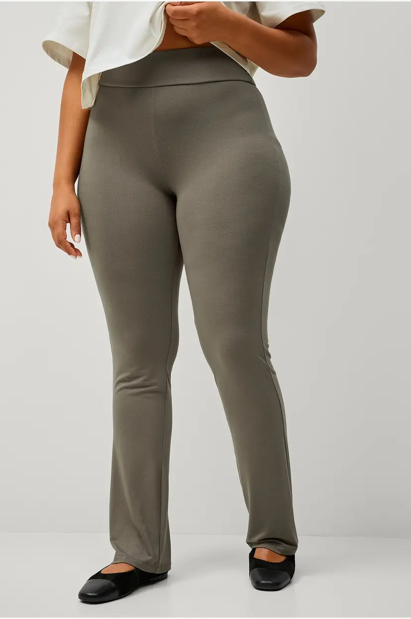 Ellos Plus collection Bootcut Soft leggings - Brun