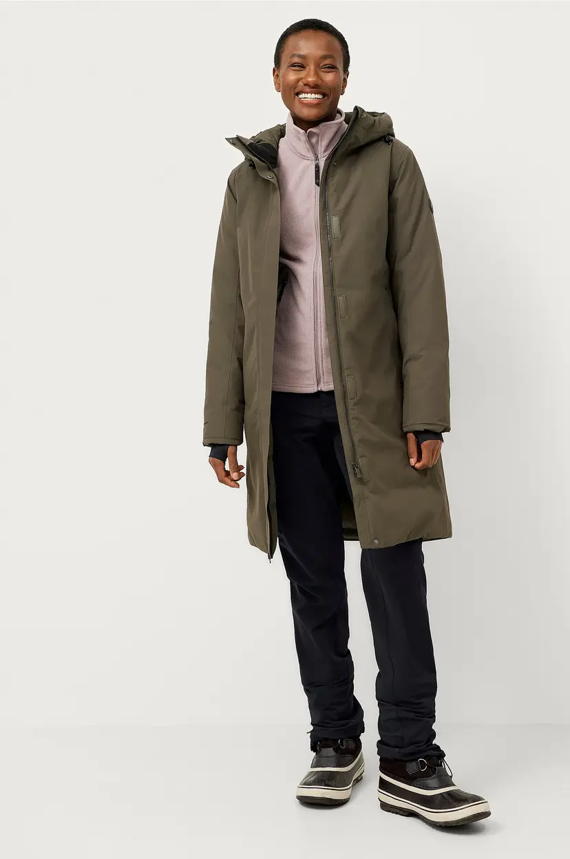 Áhkká Dunparkas Down Parka Polar W - Grønn