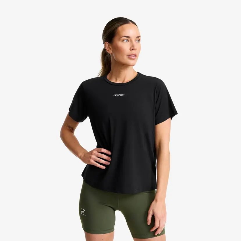 RevolutionRace Progress Active Soft T-shirt Dame Black