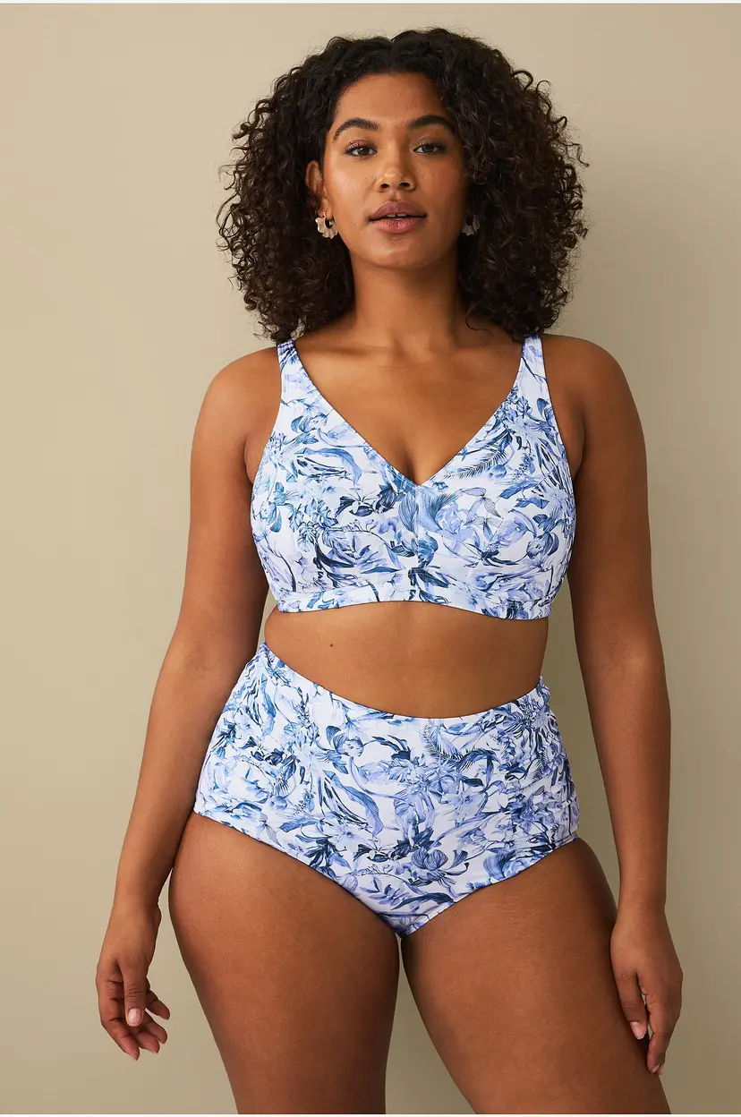 Ellos Plus collection Bikinitruse med shaping-effekt - Blå