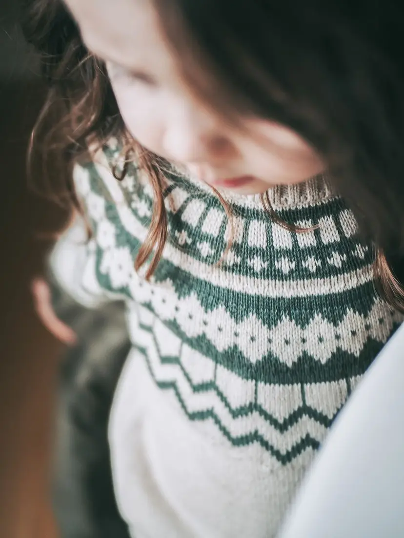 Fliink Fliink Janie Nordic Pullover Knit Beetle (98 /3 år)