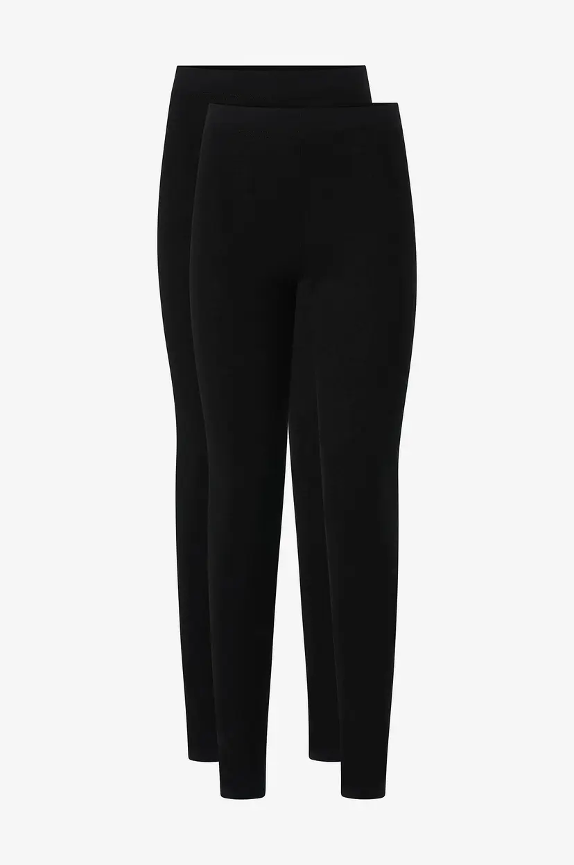 Gina Tricot Leggings Basic Leggings 2-pakning - Svart