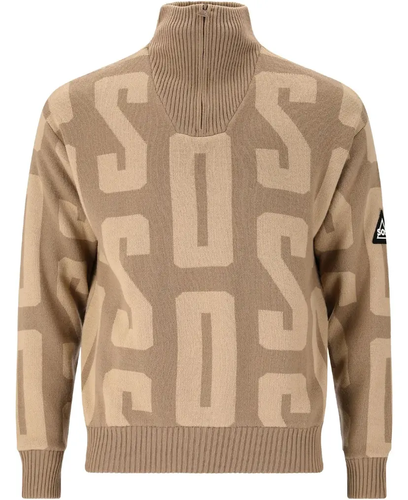 SOS SOS Verbier Windstopper Uni Knit Timber Wolf