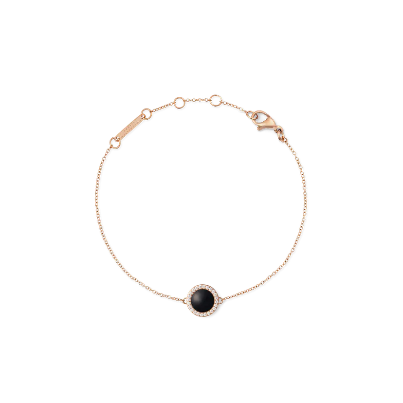 Daniel Wellington Rose Gold Bracelet Audrey Black Agathe | DW