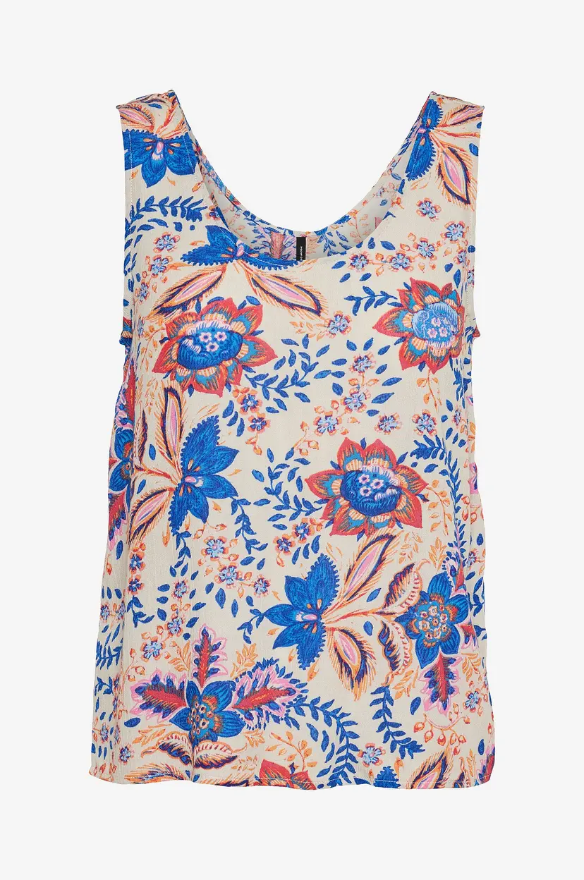 Vero Moda Topp vmMenny Tank Top Wvn - Blå