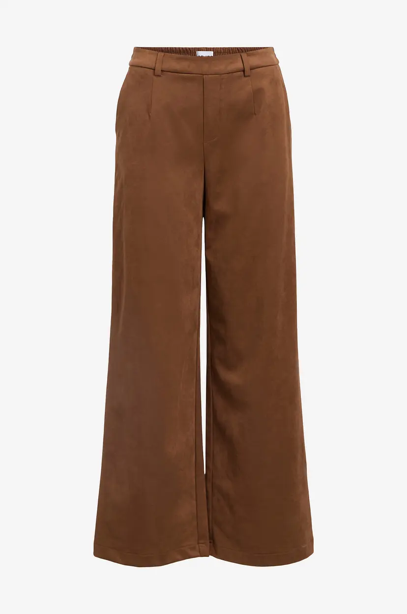 Object Collectors Item Bukser objFenja Lisa MW Wide Pant - Brun