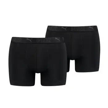 Puma Puma 2P Sport Microfiber Boxer Svart polyester Large Herre