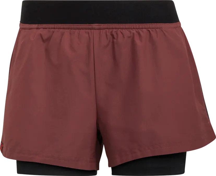 FiveTen FiveTen Women's Two-in-One Climb Shorts Quiet Crimson/Black