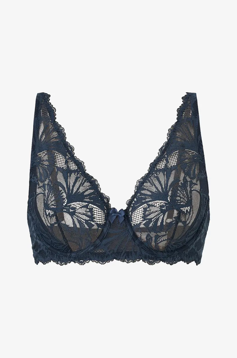 La Redoute Collections Romane Bh med halterneck - Blå
