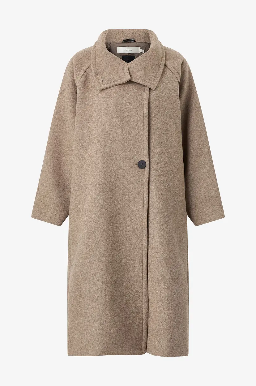 Inwear Kåpe ThoraIW Collar Coat R - Beige