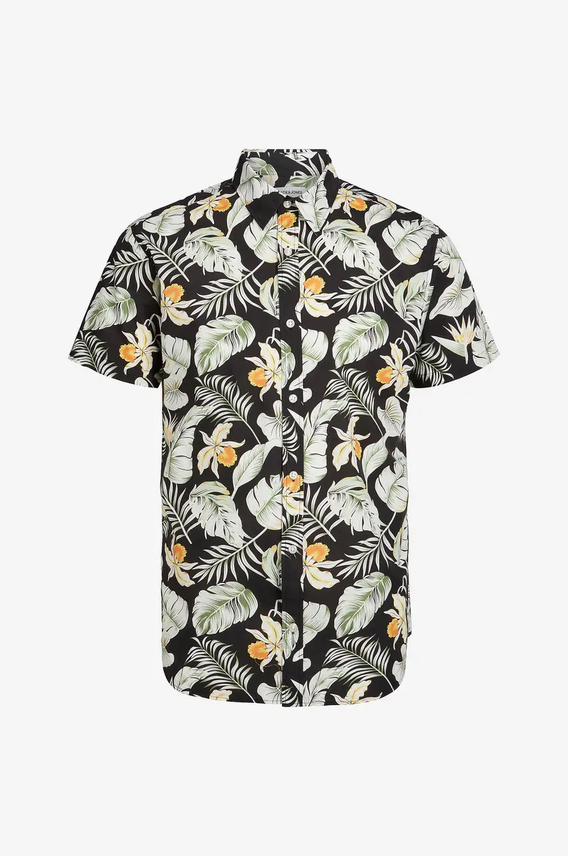 Jack & Jones Skjorte jjChill Aop Shirt SS - Svart