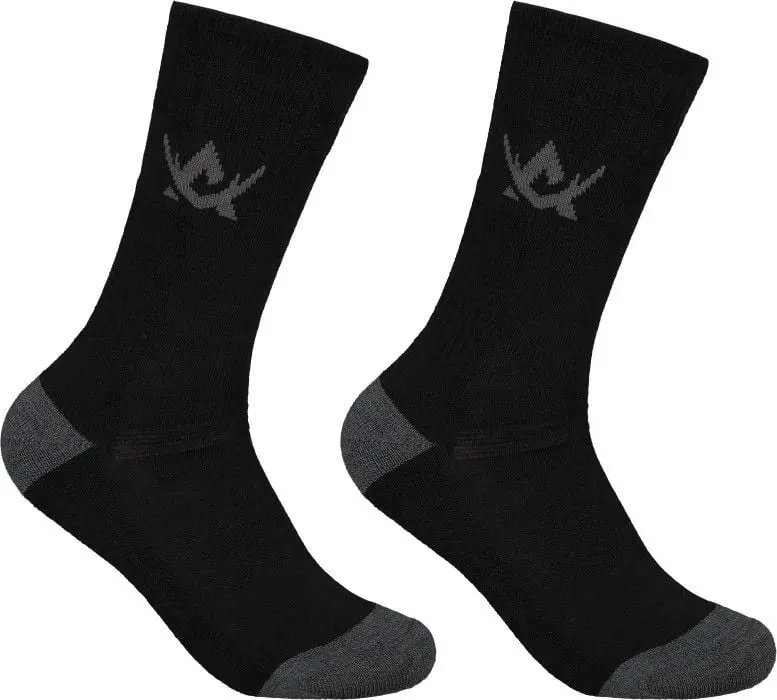 Alaska 1795 Alaska 1795 Hunter Wool Socks 2 pairs package Dark Grey