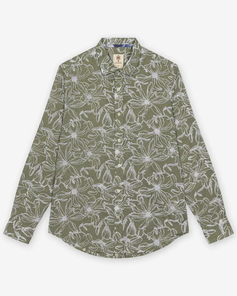 Ganesh Ganesh 75700DA Green Shirt