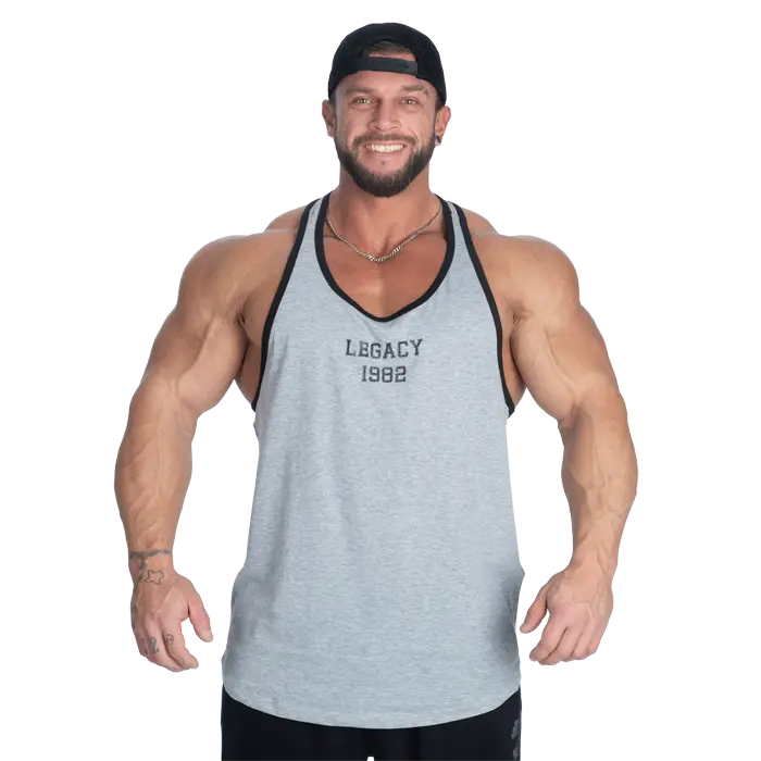 Better Bodies Legacy Essential T‑Back Singlet Grå