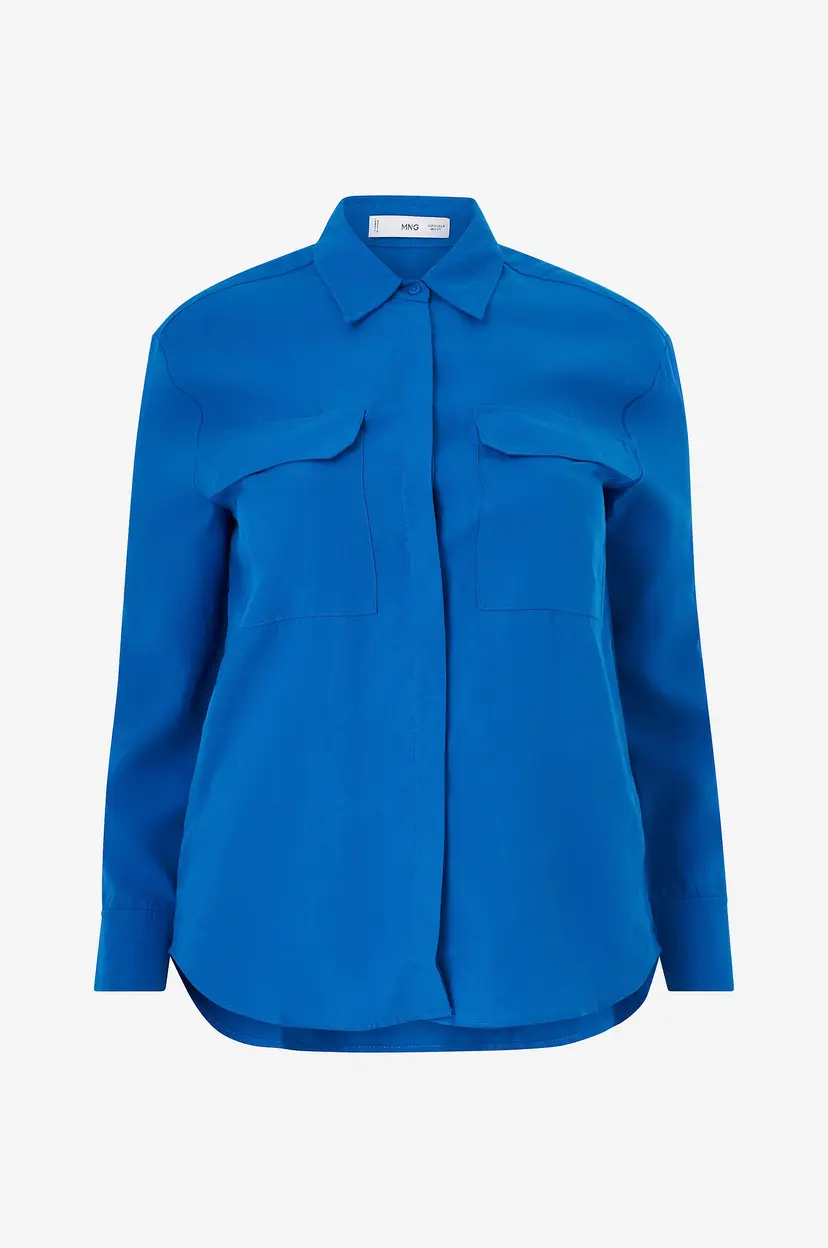 Mango Skjorte Shirt Factory - Blå
