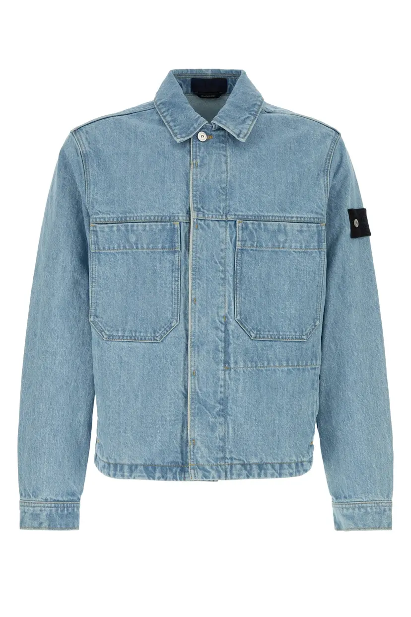 Stone Island Stone Island Denimjakker – Blå