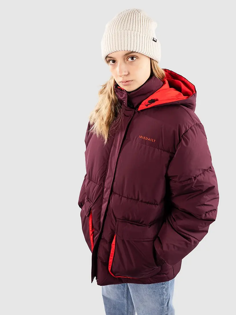 Iriedaily Iriedaily Paddy Puffer Jakke rød