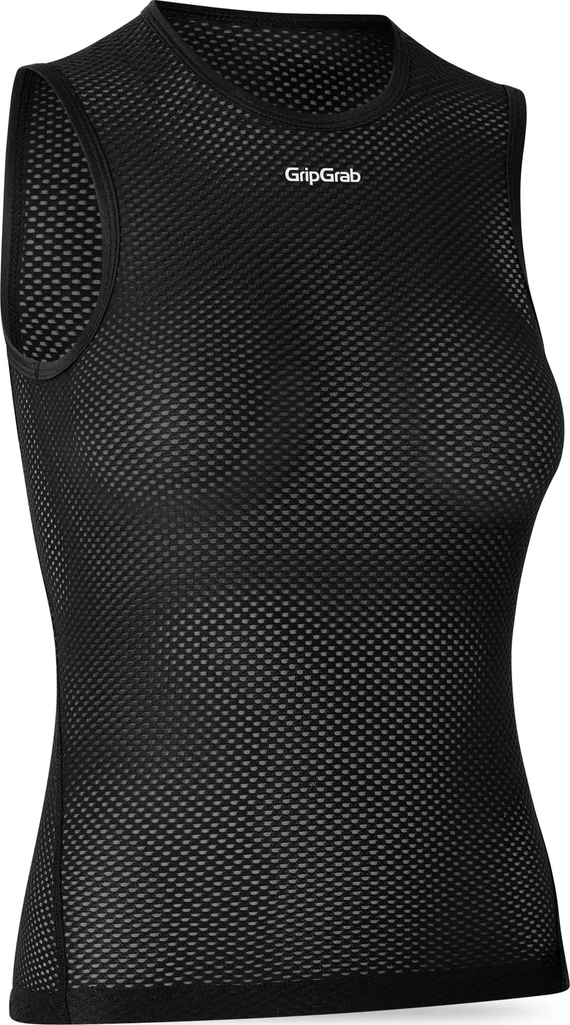 GripGrab Gripgrab Women's Ultralight Mesh Sleeveless Base Layer Black