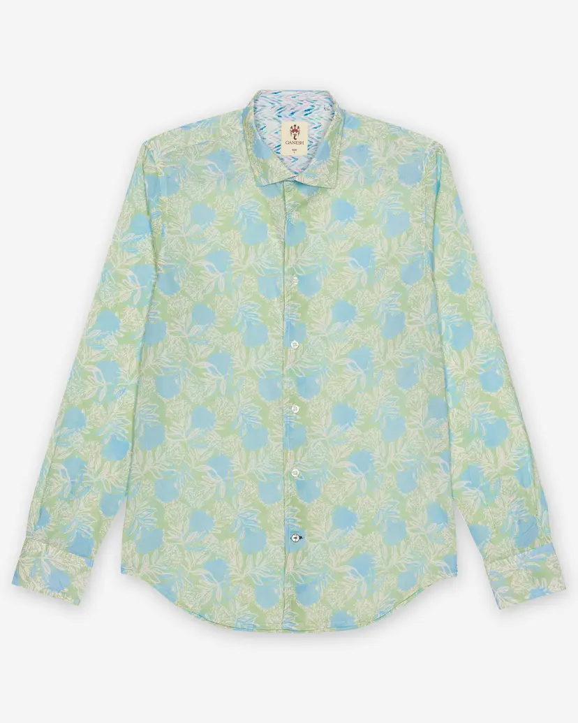 Ganesh Ganesh 70000FF Green Shirt