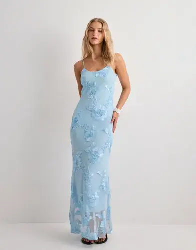 Pieces Pieces - Blå - Pceva Sl Ankle Dress Jrs Bc