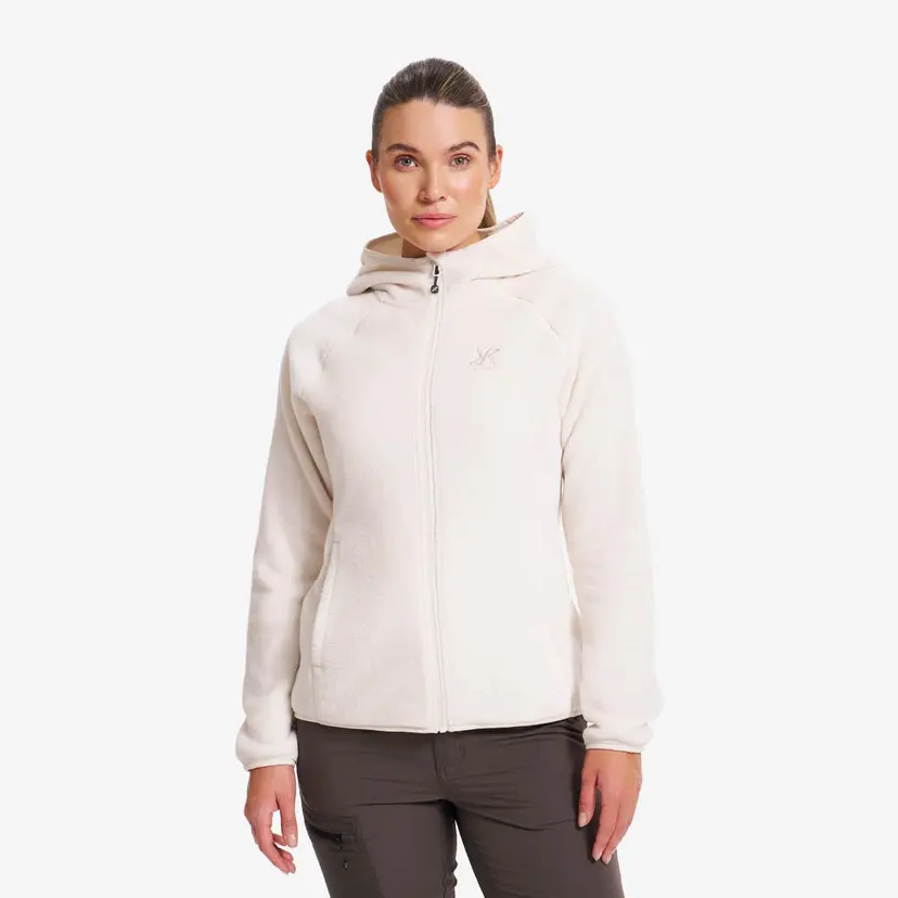 RevolutionRace Fog Fluffy Hooded Fleece Dame Tofu