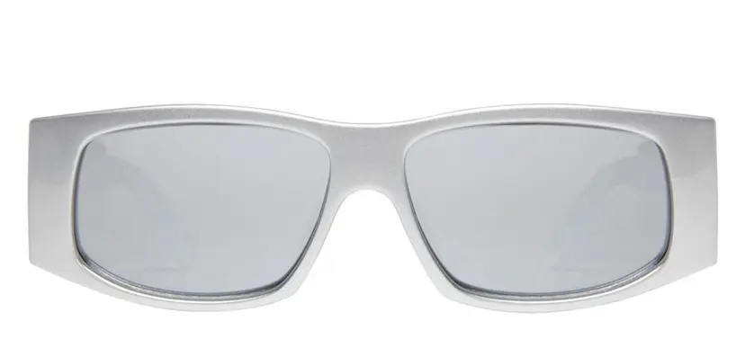 Balenciaga BB 0100S LED FRAME LIMITED EDITION solbriller, sølv