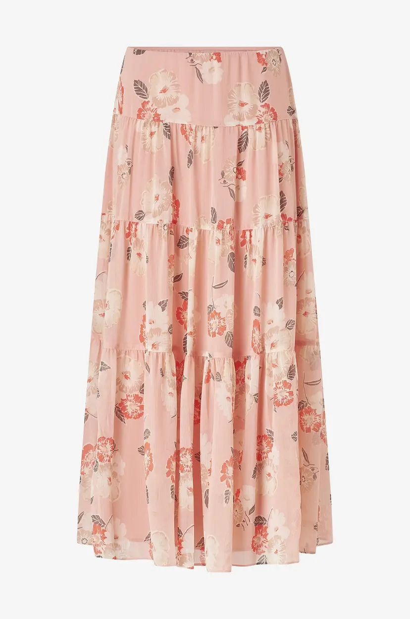 Lauren Ralph Lauren Maxi skjørt Poly Crinkle Ggt 58-Skirt - Rosa