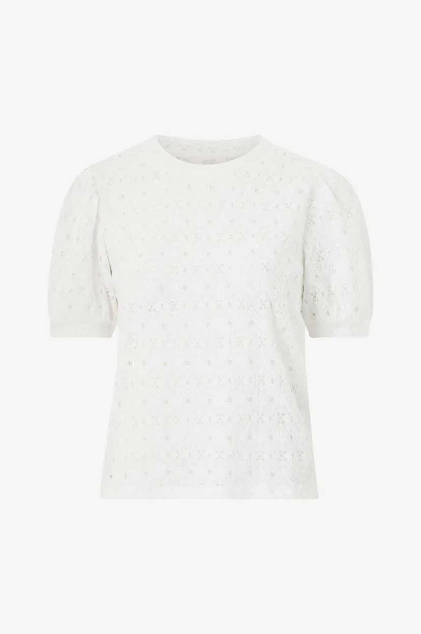 Object Collectors Item Topp objLaila S/S RE Top Noos - Hvit