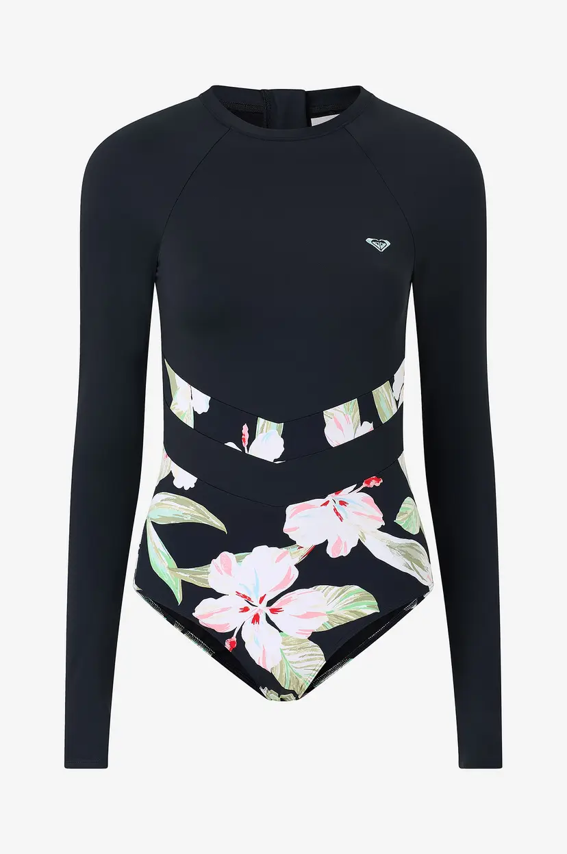 Roxy Badedrakt The Rider Zipped LS Onesie PT - Svart