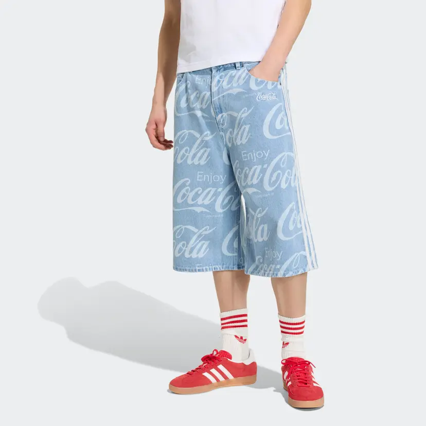 Adidas ADIDAS X COCA-COLA CLASSIC SPORT DENIM SHORTS