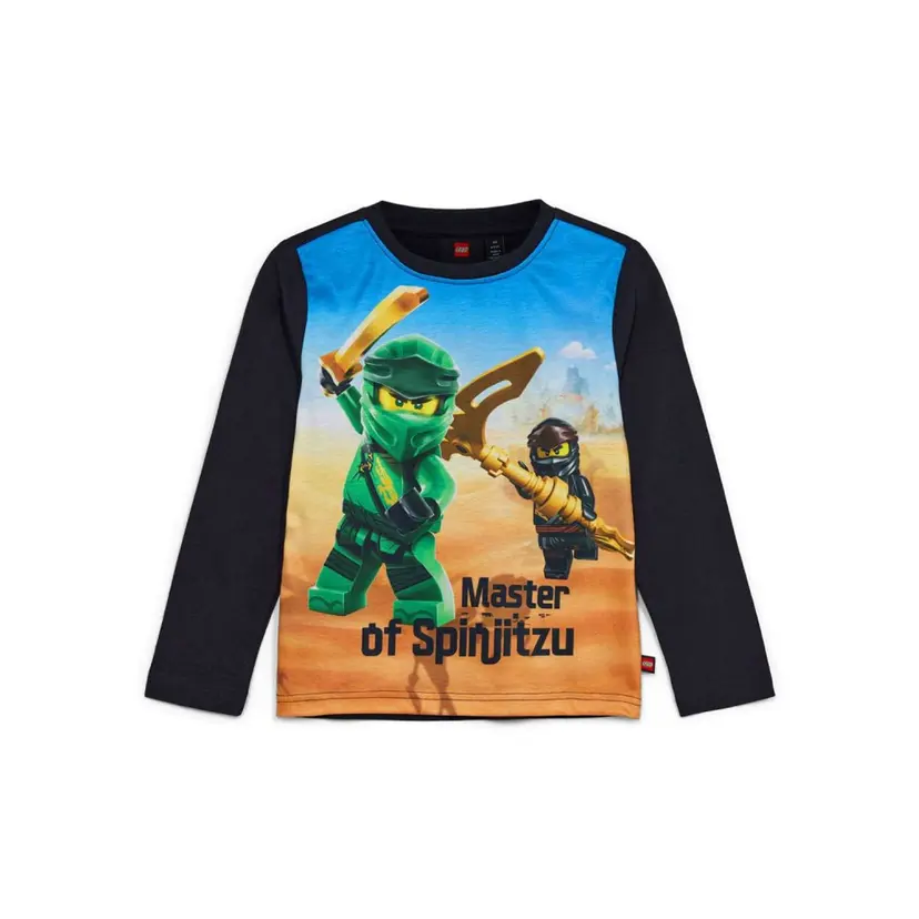 LEGO Kidswear LEGO Ninjago langermet t-skjorte, Sort