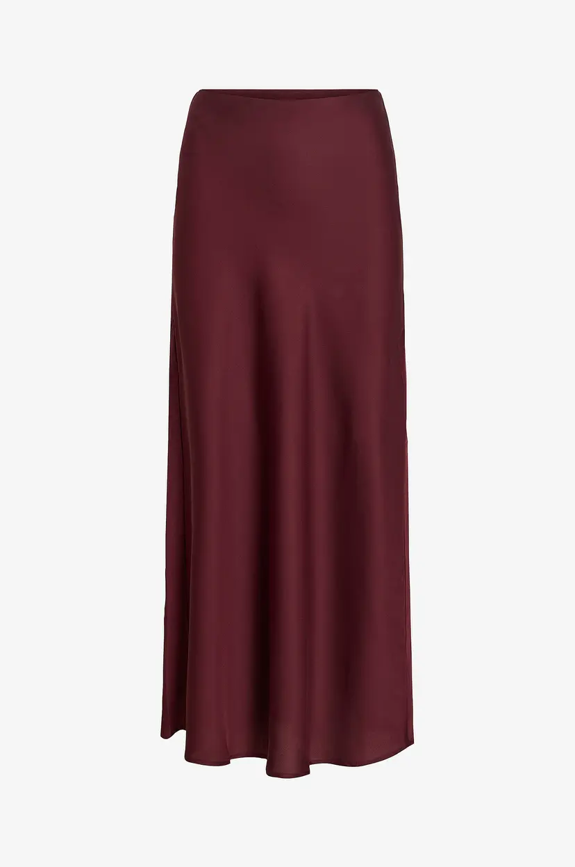 Vila Maxi skjørt viEllette HW Long Skirt - Rød