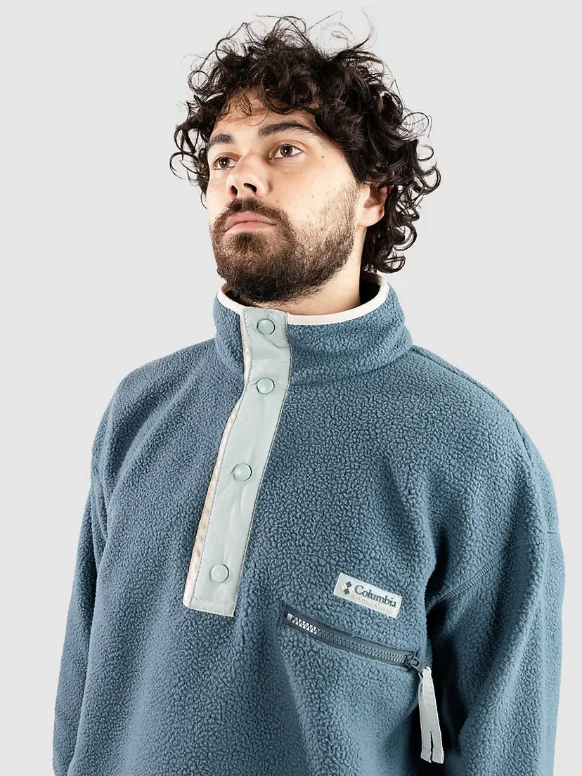 Columbia Columbia Helvetia II Half Snap Fleece Half-Zip Fleecegenser blå