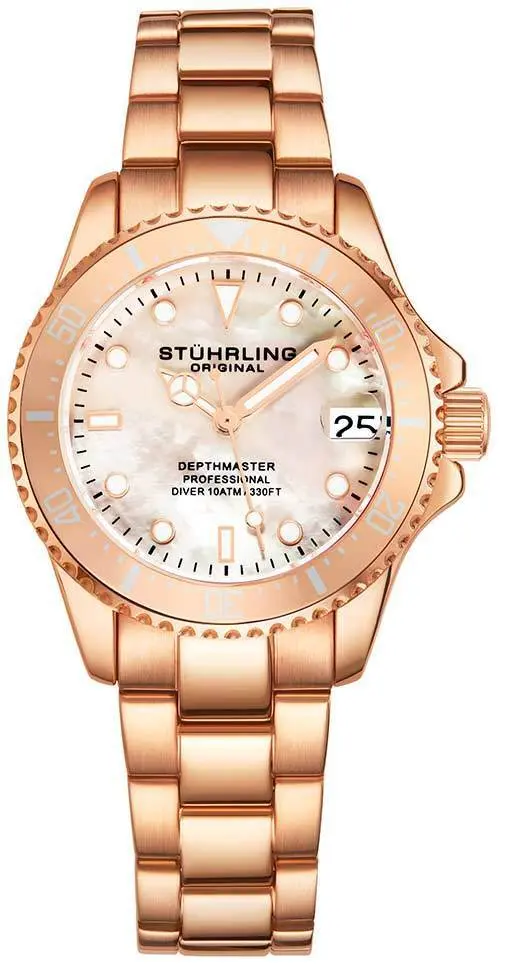 Stührling Original Stührling Original Dameklokke 3950L.5 Depthmaster Antikk