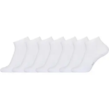 JBS of Denmark JBS Strømper 7P Bamboo Anklet Socks Hvit Str 45/48 Herre