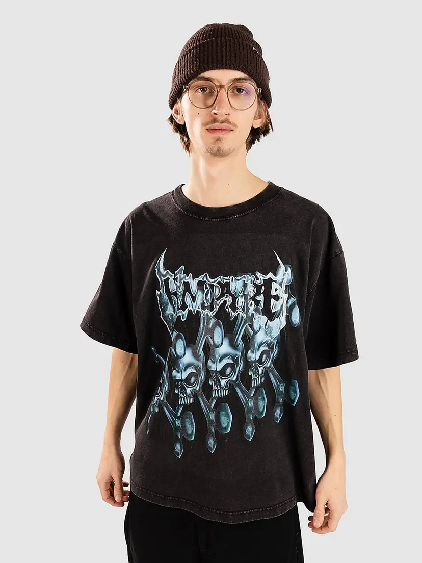 Empyre Empyre Ghosted Boxy T-skjorte svart